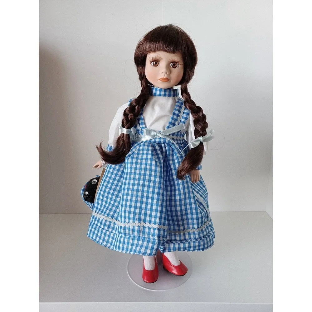 Vintage Porcelain Doll As Dorothy From The Wizard Of Oz Toy Collectible